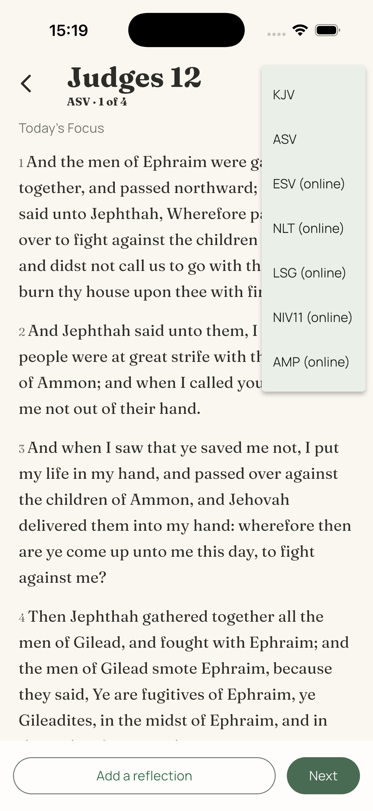 Focused Bible Reader